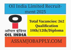 Read more about the article Oil India Limited Recruitment 2025 – Apply for 262 Workperson Posts | Grade III, V & VII