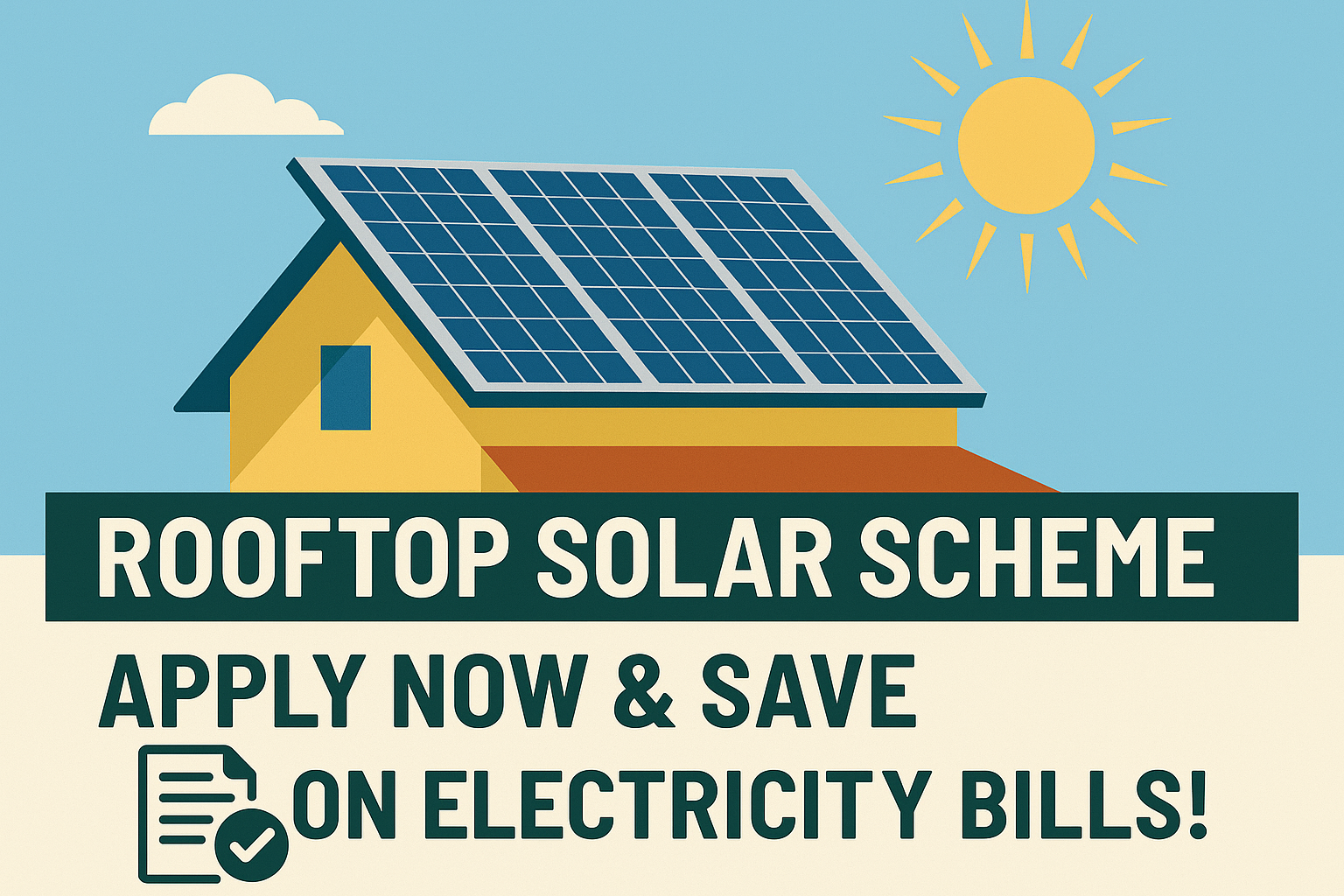 Read more about the article Rooftop Solar Scheme 2025 – Apply Now & Save on Electricity Bills!
