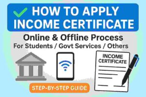 Read more about the article HOW TO APPLY INCOME CERTIFICATE FROM HOME