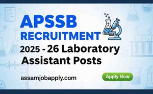 APSSB Recruitment 2025 – Apply Online for 26 Laboratory Assistant Posts