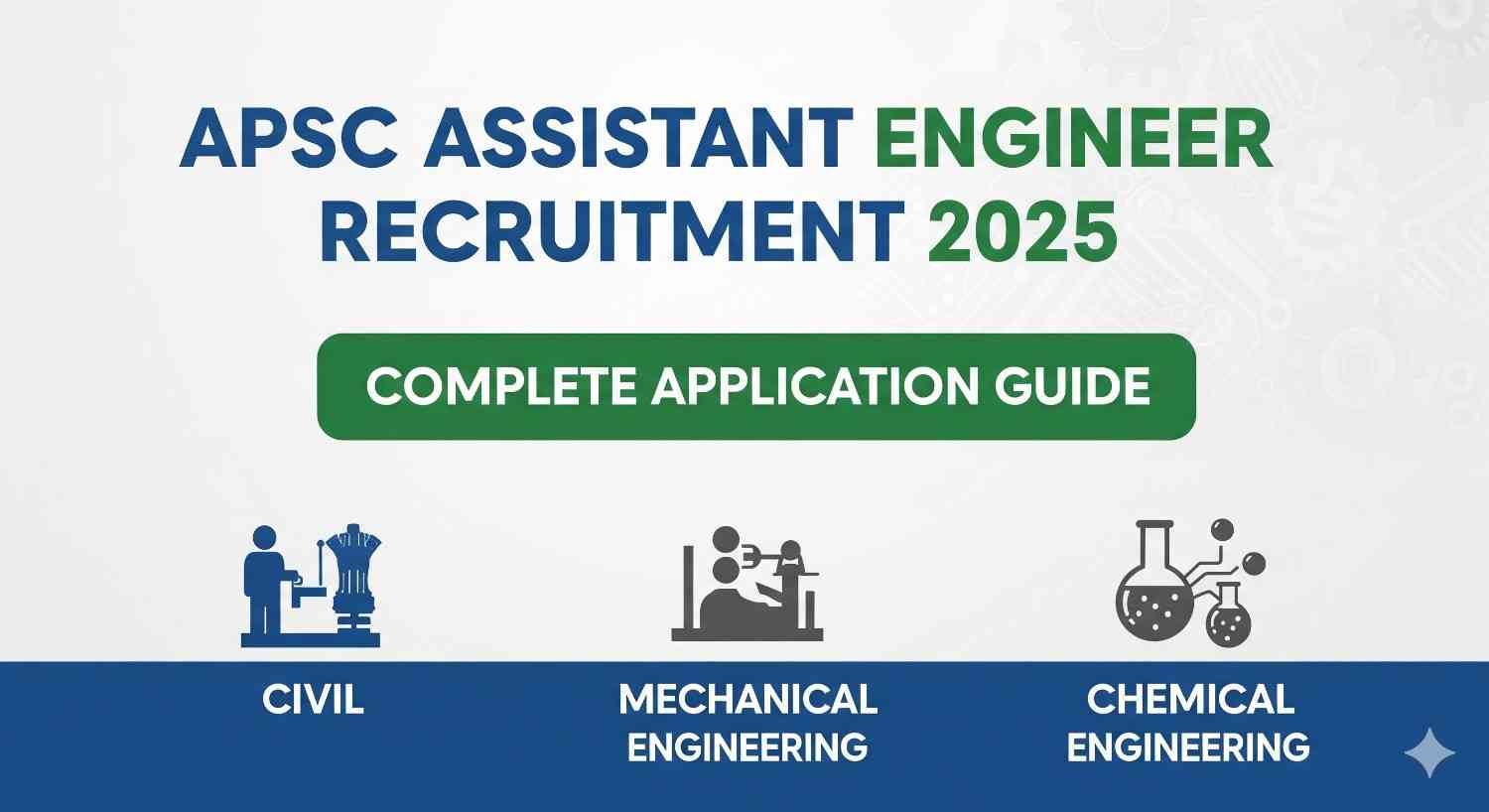 Read more about the article APSC Assistant Engineer Recruitment 2025 – Apply Online for 80 AE Civil, Mechanical & Chemical Posts