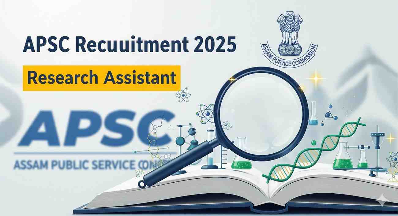 Read more about the article APSC Recruitment 2025 – Research Assistant (3 Vacancies) | Apply Online