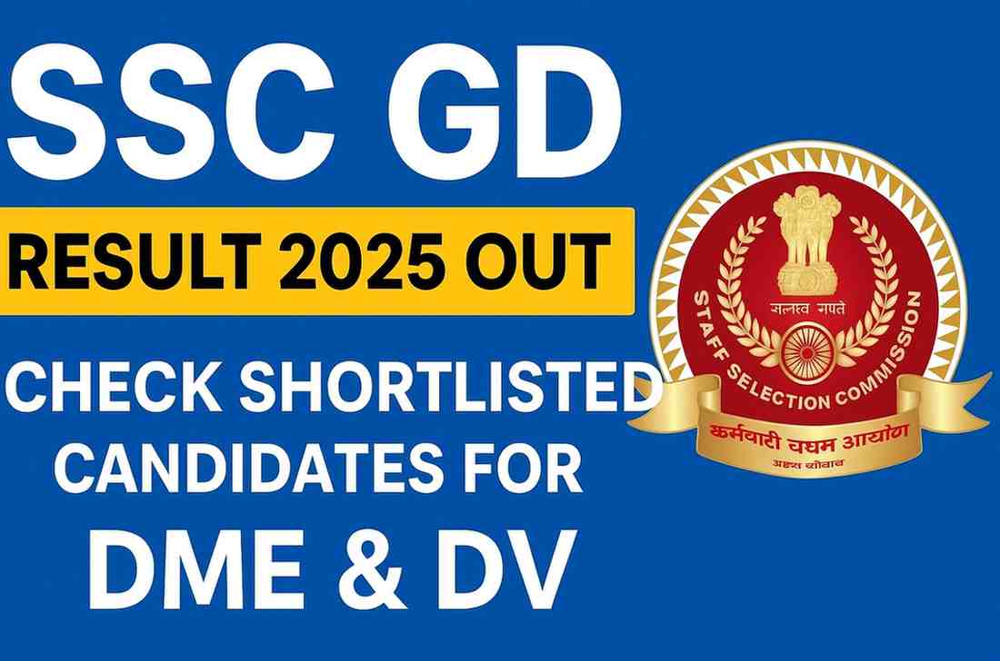 Read more about the article SSC GD Constable Result 2025 Out – Check Shortlisted Candidates for DME & DV