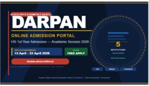 ASSEB HS 1st Year Admission 2026–27 — DARPAN Portal
