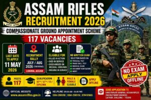 Assam Rifels Recruitement 2026