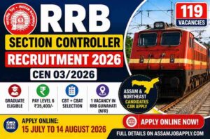RRB Section Controller Recruitment 2026 Notification Out | 119 Posts
