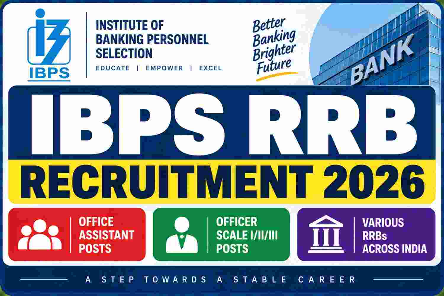 You are currently viewing IBPS RRB Recruitment 2026 (CRP RRBs-XV) — 13,745 Posts